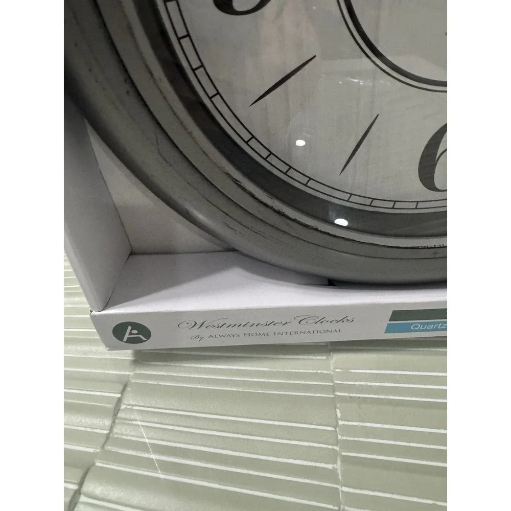 Westminster Wall Clock London Gray 11.5